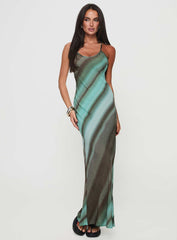 Otillie Maxi Dress Blue Multi