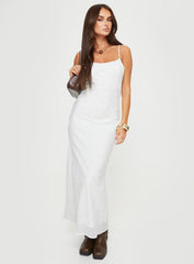 Ravina Maxi Dress White