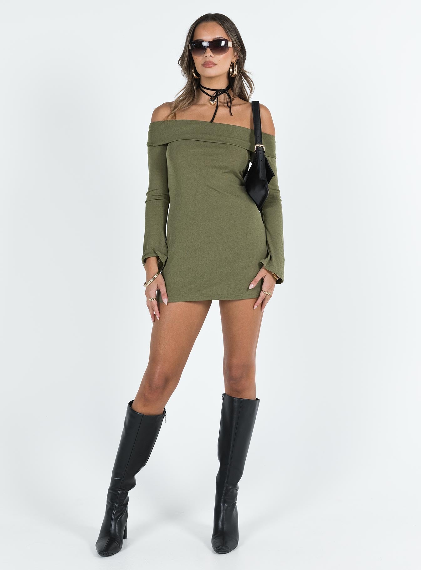 Anya Mini Dress Green