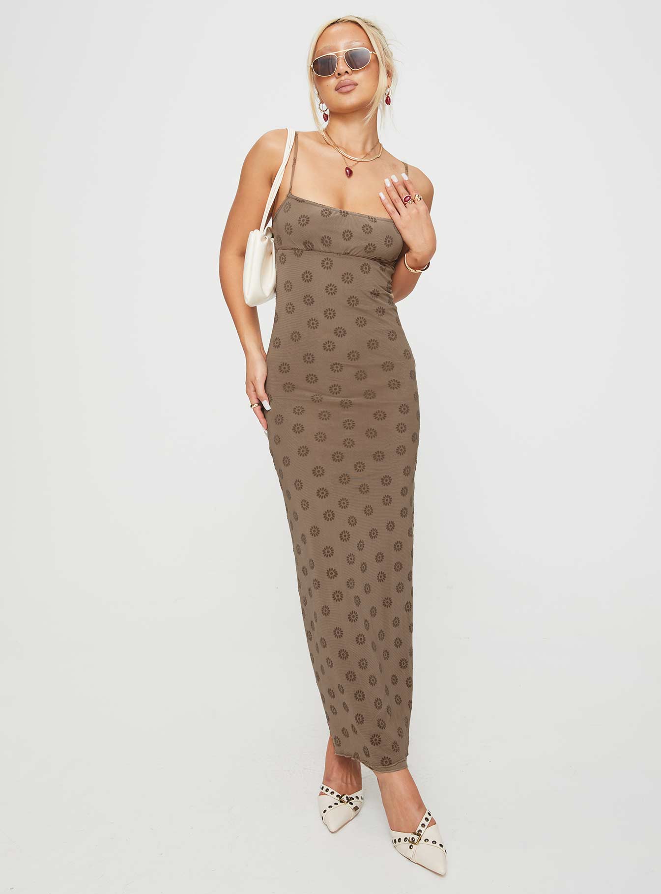 Darsih Maxi Dress Light Brown