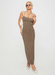 Darsih Maxi Dress Light Brown