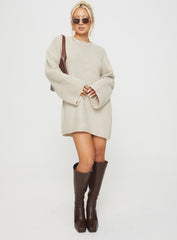 Sherwick Sweater Mini Dress Oat