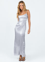 Beryl Maxi Dress Silver