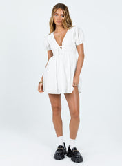 Raleigh Mini Dress White