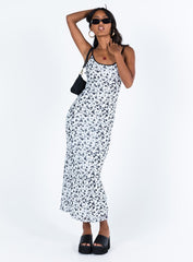 Knox Maxi Dress White / Black Floral