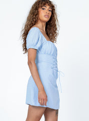 Fauci Mini Dress Blue