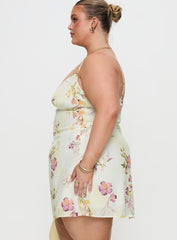 Jaye Mini Dress Floral Curve