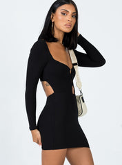 Blythia Mini Dress Black