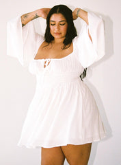 Halle Mini Dress White Curve