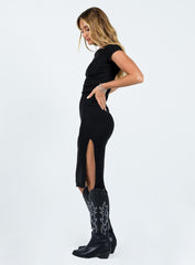 The Classic Midi Dress Black