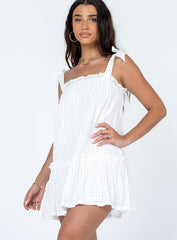 Keylah Mini Dress White