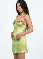 Kenzie Mini Dress Green Petite