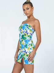 Genevievia Mini Dress Blue