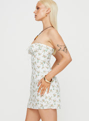 Rizzi Mini Dress White Floral