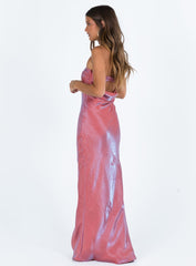 Aysa Strapless Maxi Dress Pink