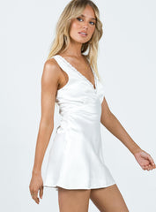 Posie Mini Dress White