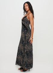 Rosalba Maxi Dress Leopard