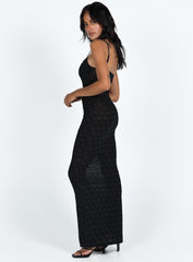 JGR & STN Abbey Maxi Dress Black