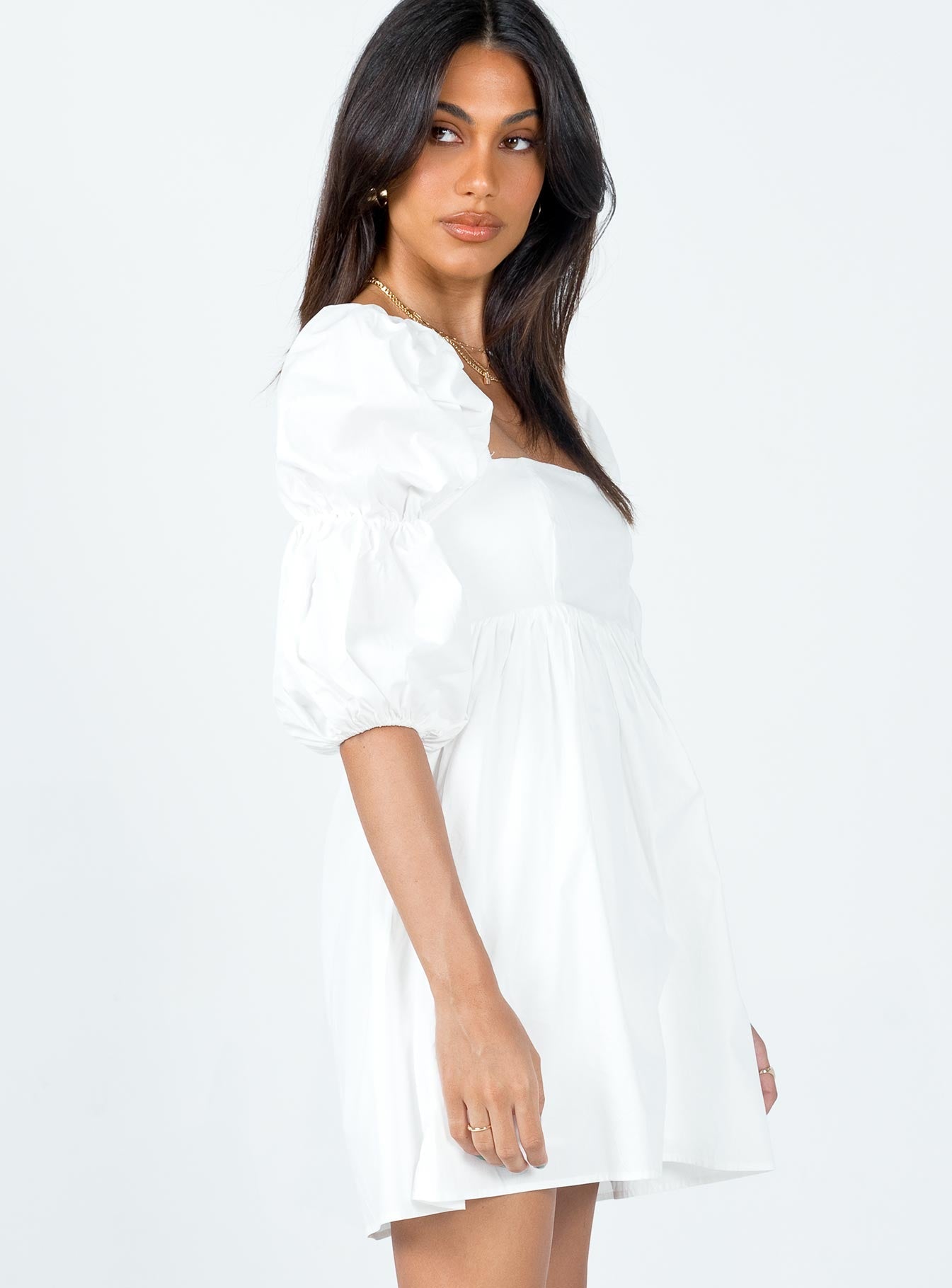 Noha Mini Dress White