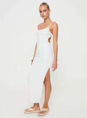 Elestria Maxi Dress White Petite