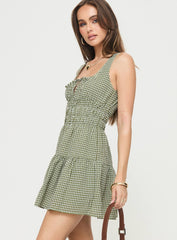 Poirier Mini Dress Green