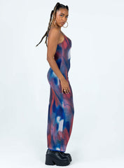 Knox Maxi Dress Blue Multi