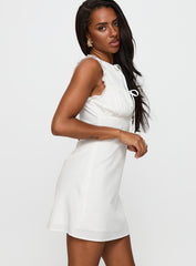 Willamina Mini Dress White