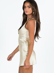 Sardo Mini Dress Champagne