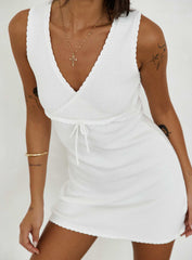 Bernier Mini Dress White