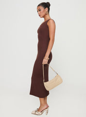 Jackman Maxi Dress Brown
