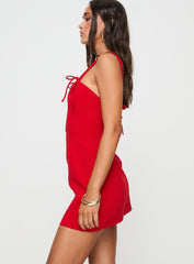 Lovers Quarrel Mini Dress Red