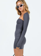 Moran Two Piece Bolero Dress Set Slate
