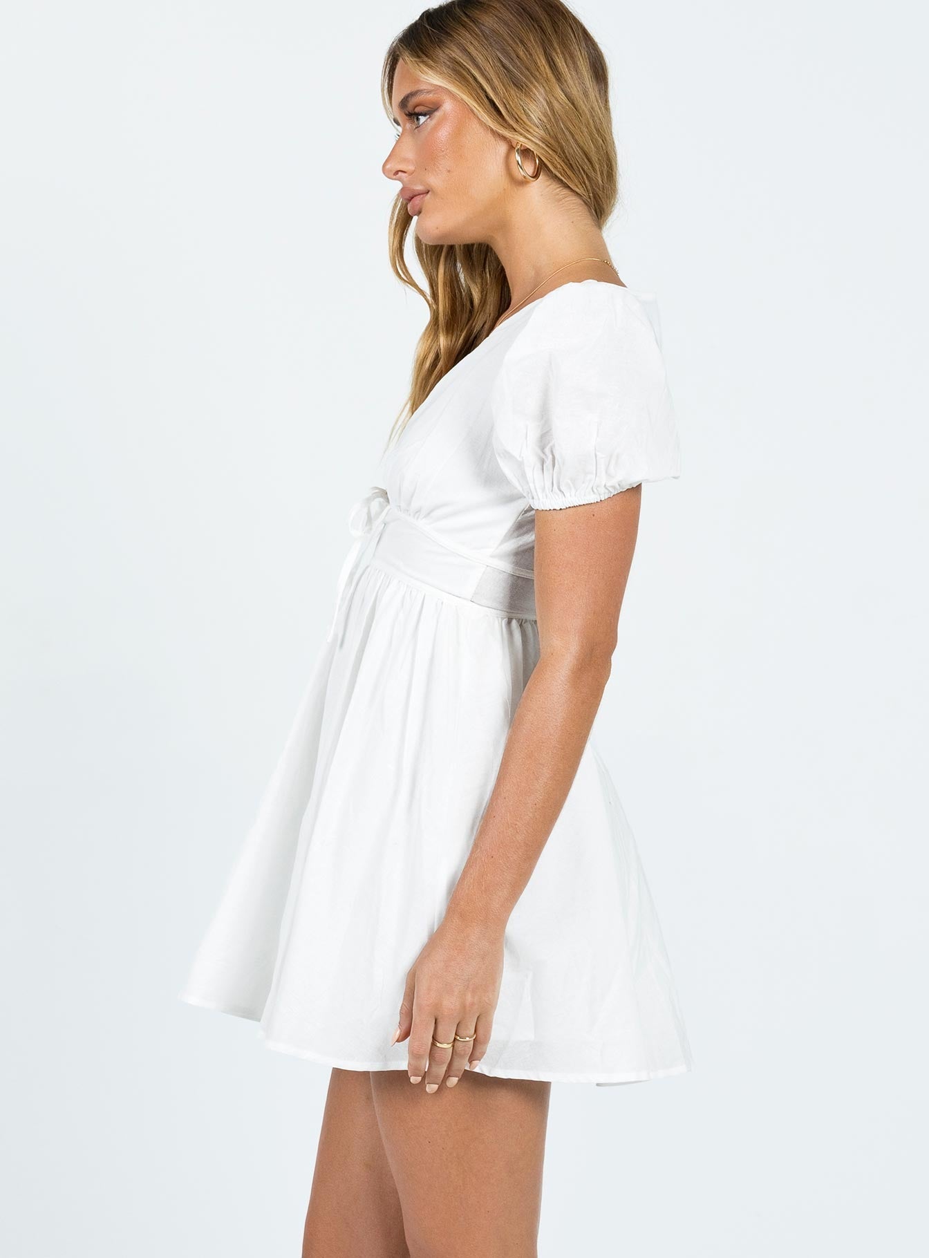 Raleigh Mini Dress White