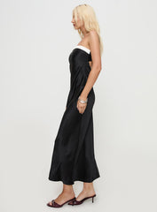 Phillipa Strapless Maxi Dress Black
