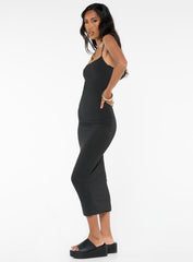 Rigano Midi Dress Black