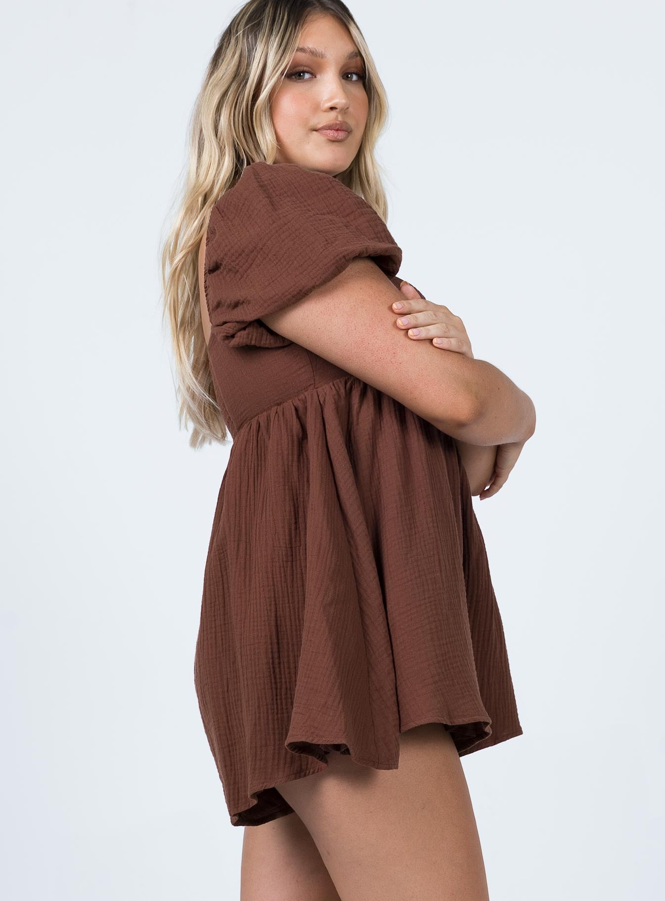 Lorna Playsuit Brown