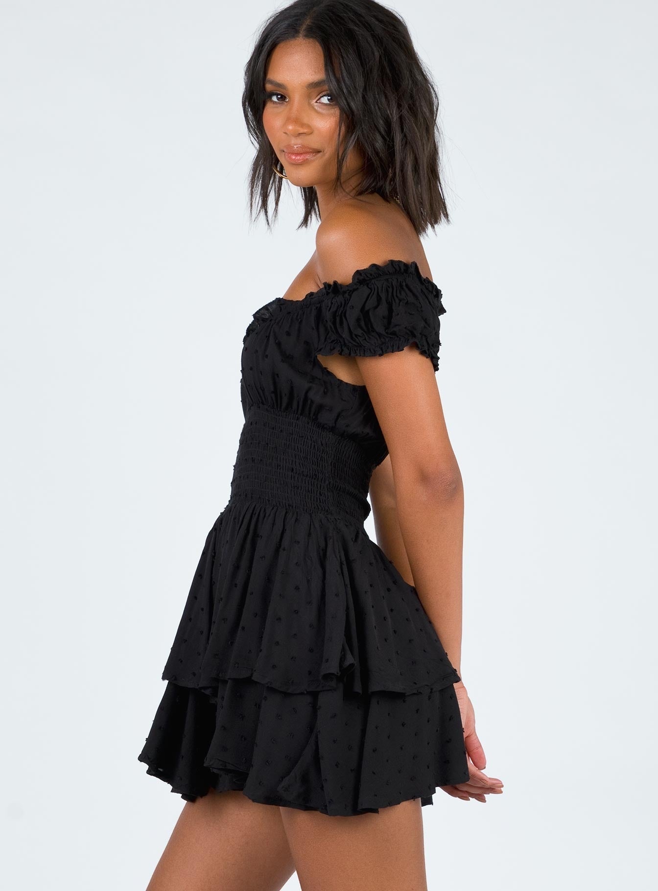 The Love Galore Playsuit Black