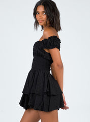 The Love Galore Playsuit Black