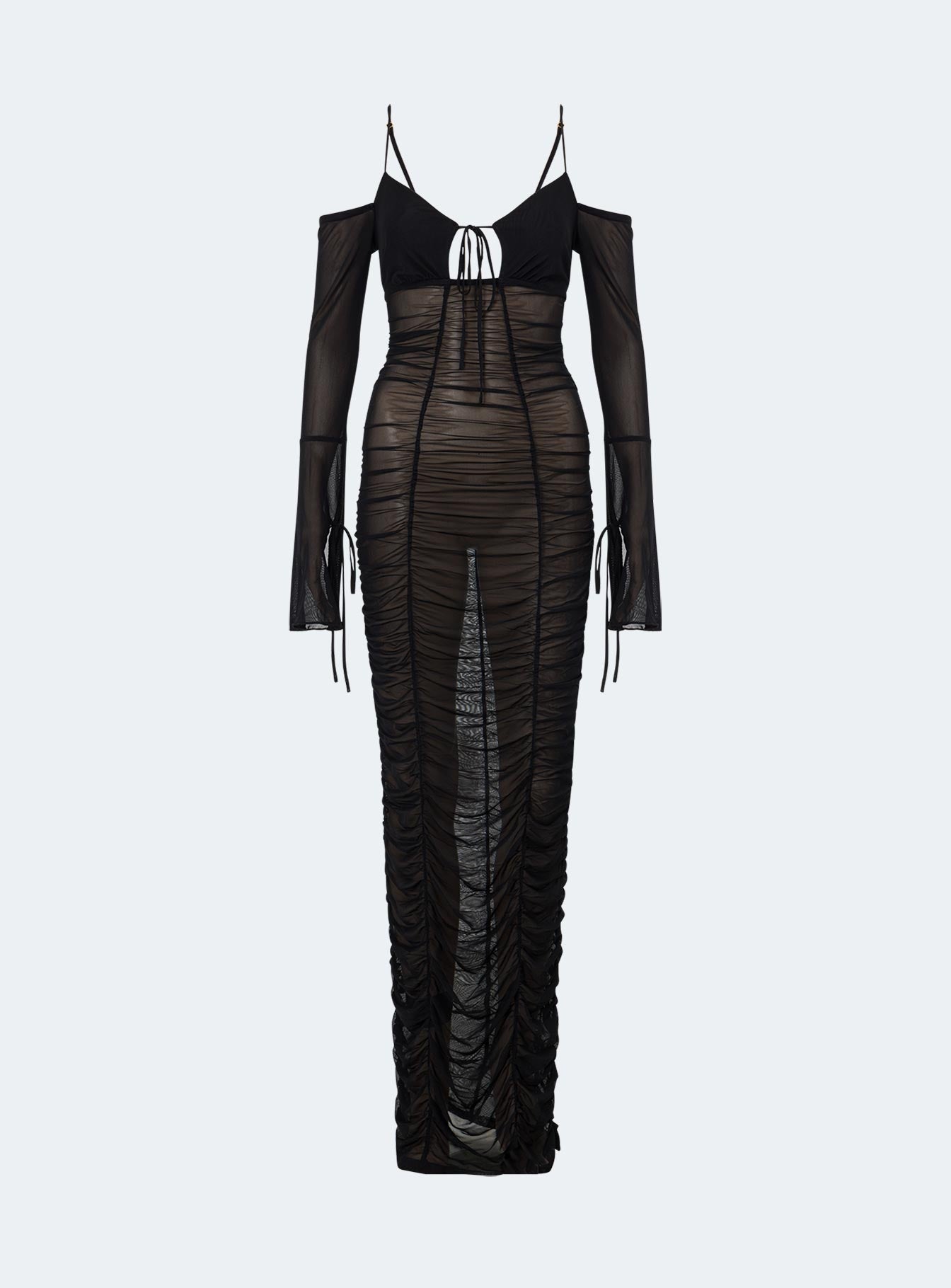 JGR & STN Bellatrix Maxi Dress Black