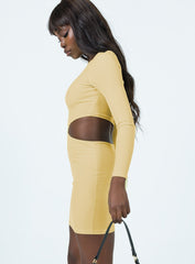 Saskia Mini Dress Yellow