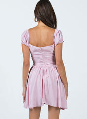 Petal Mini Dress Pink