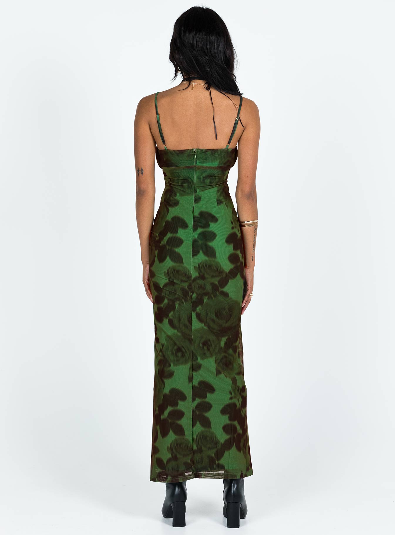 JGR & STN Thorne Maxi Dress Green