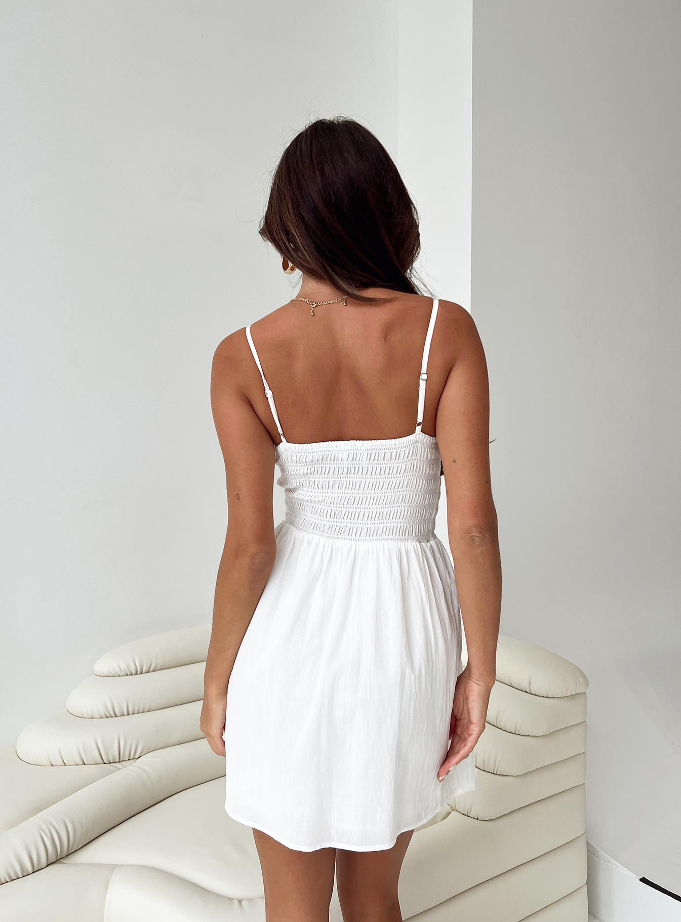 Larian Mini Dress White