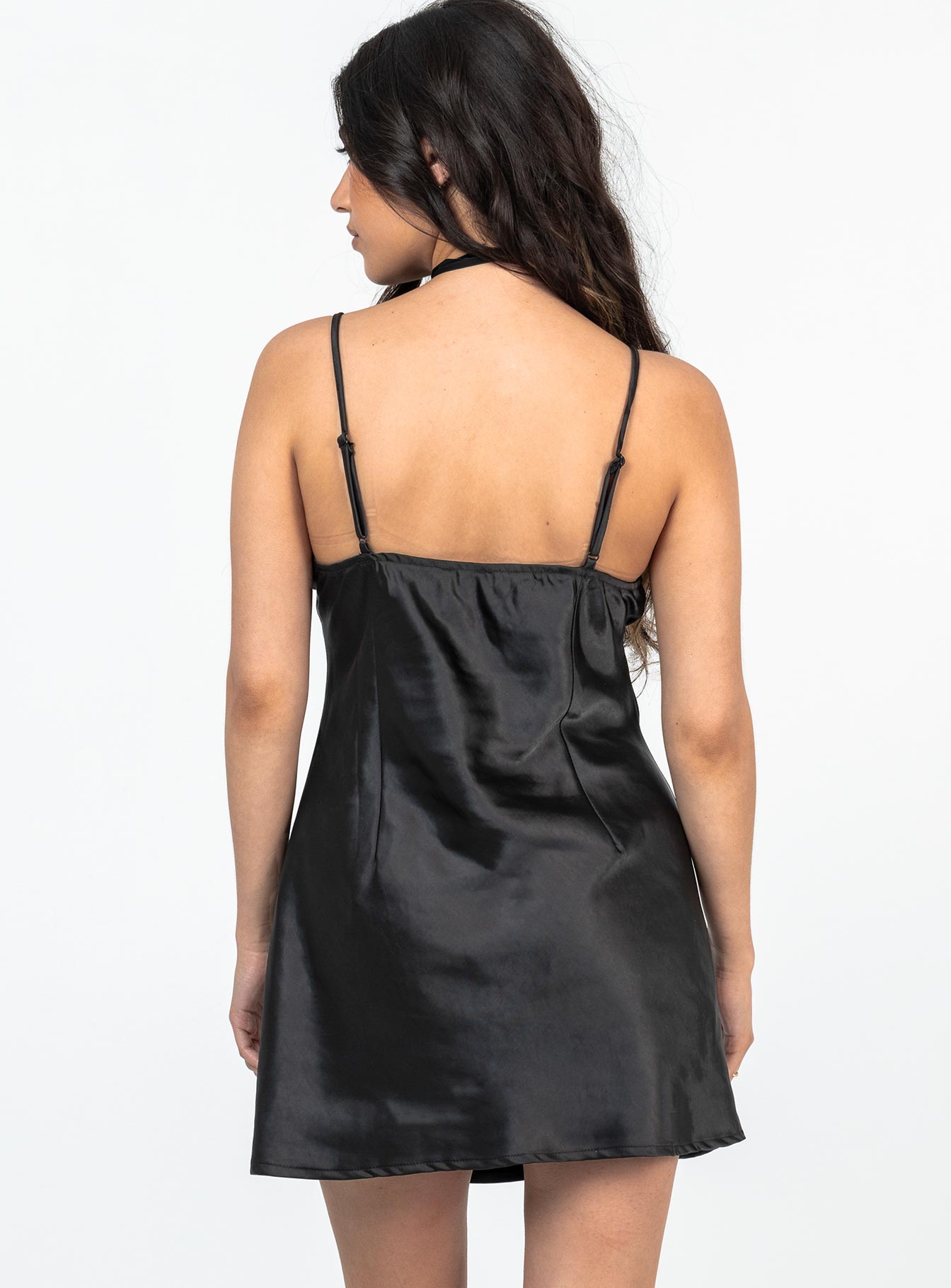 Roman Mini Dress Black Petite