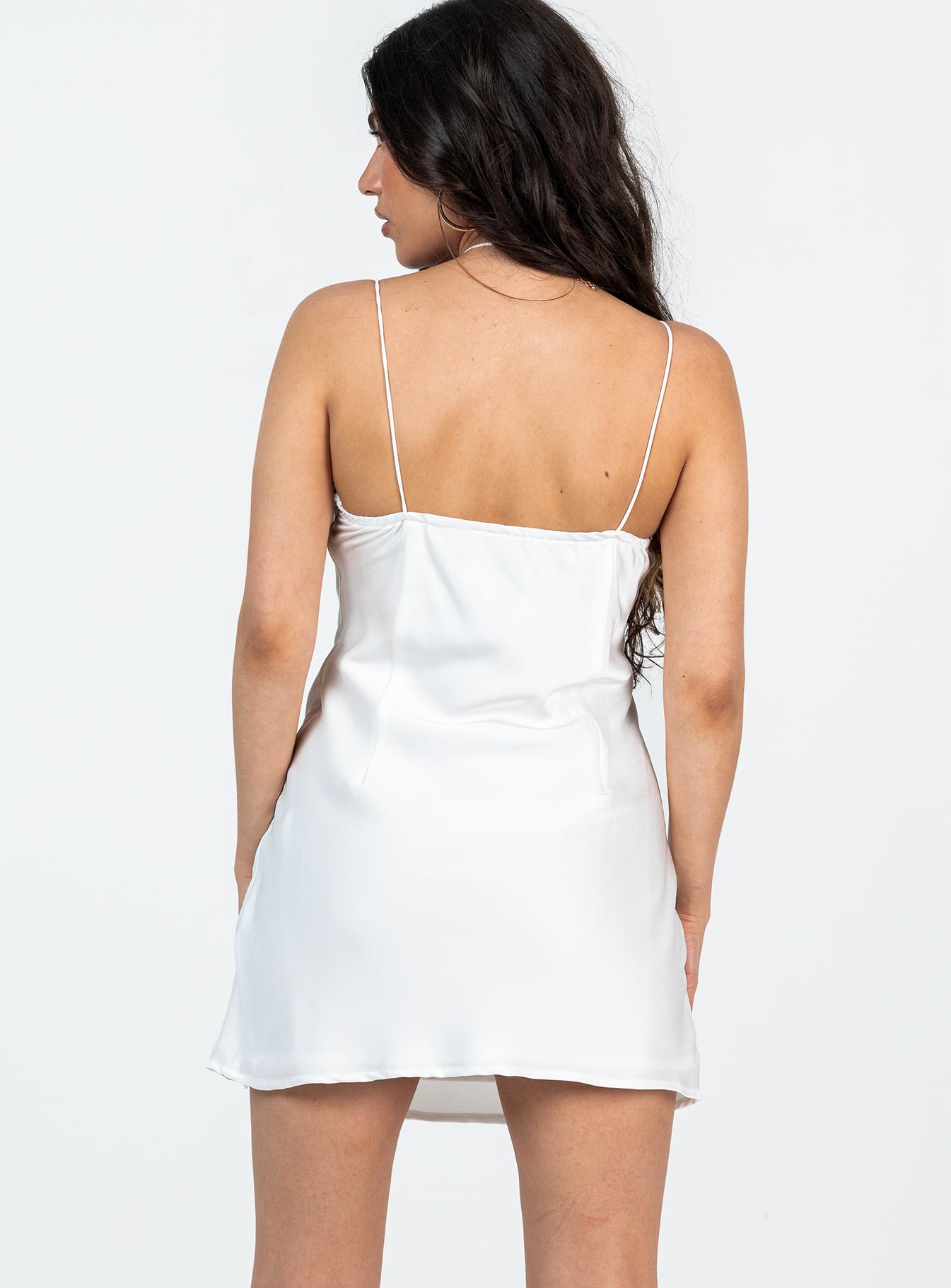 Snowbird Mini Dress White Petite