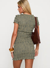 Romelle Shirred Mini Dress Multi