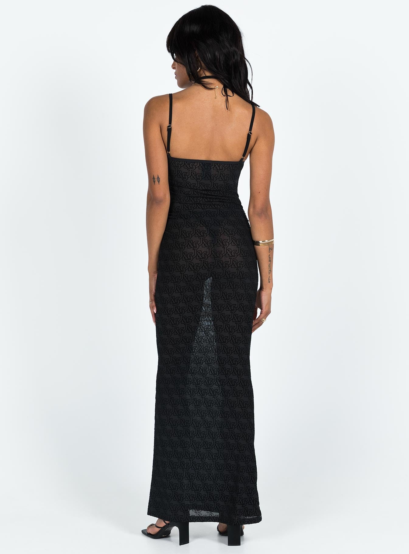 JGR & STN Abbey Maxi Dress Black