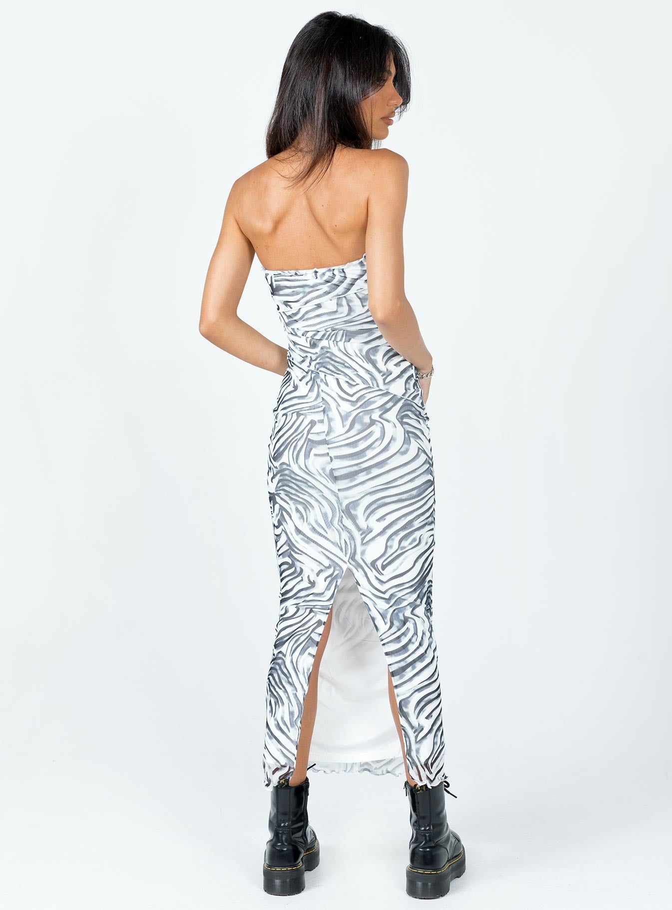 Oscar Midi Dress Zebra