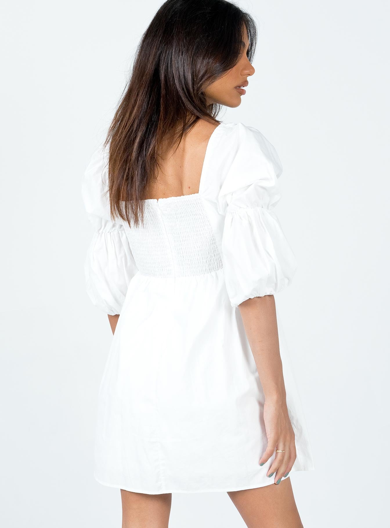 Noha Mini Dress White