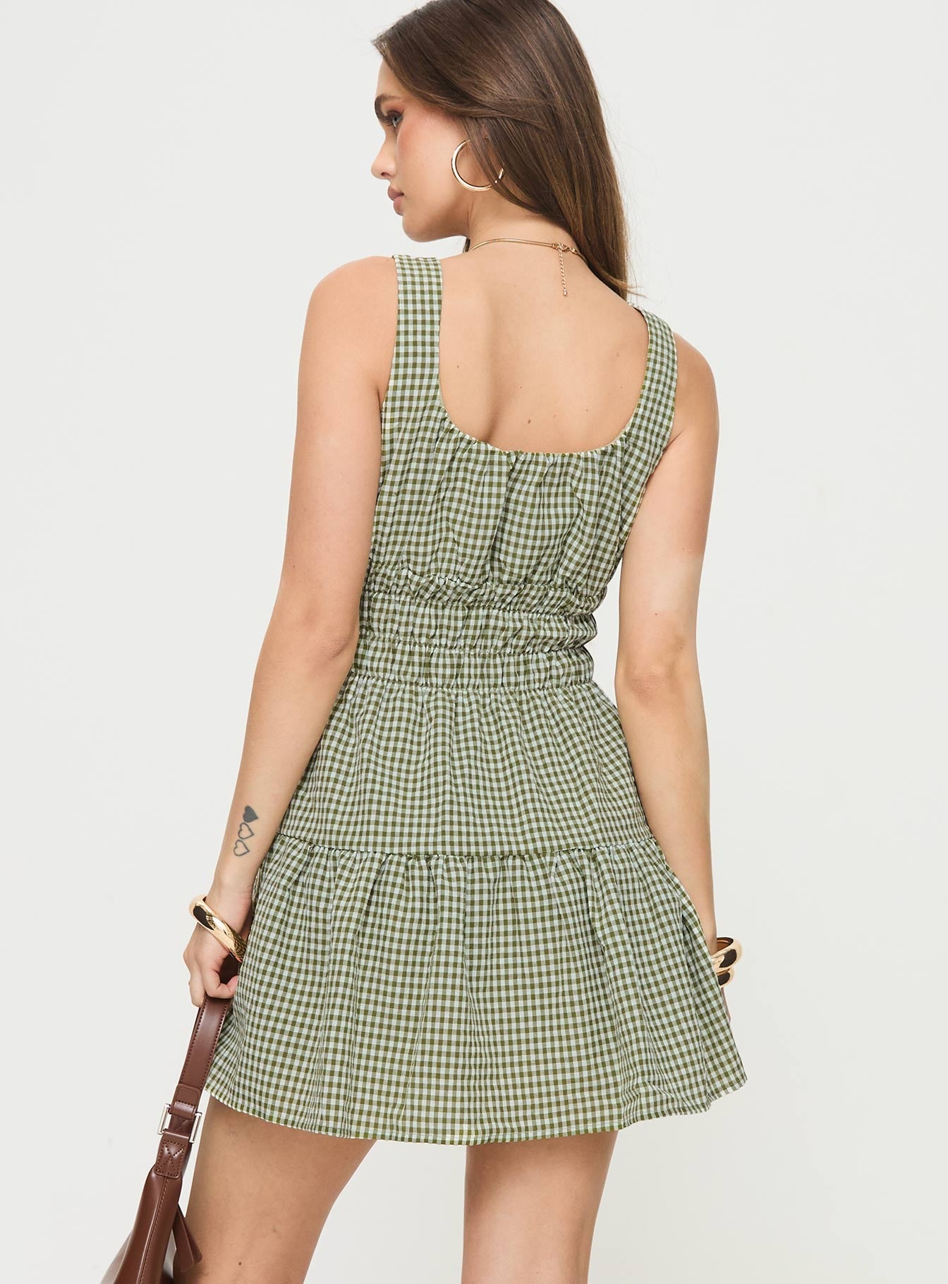 Poirier Mini Dress Green